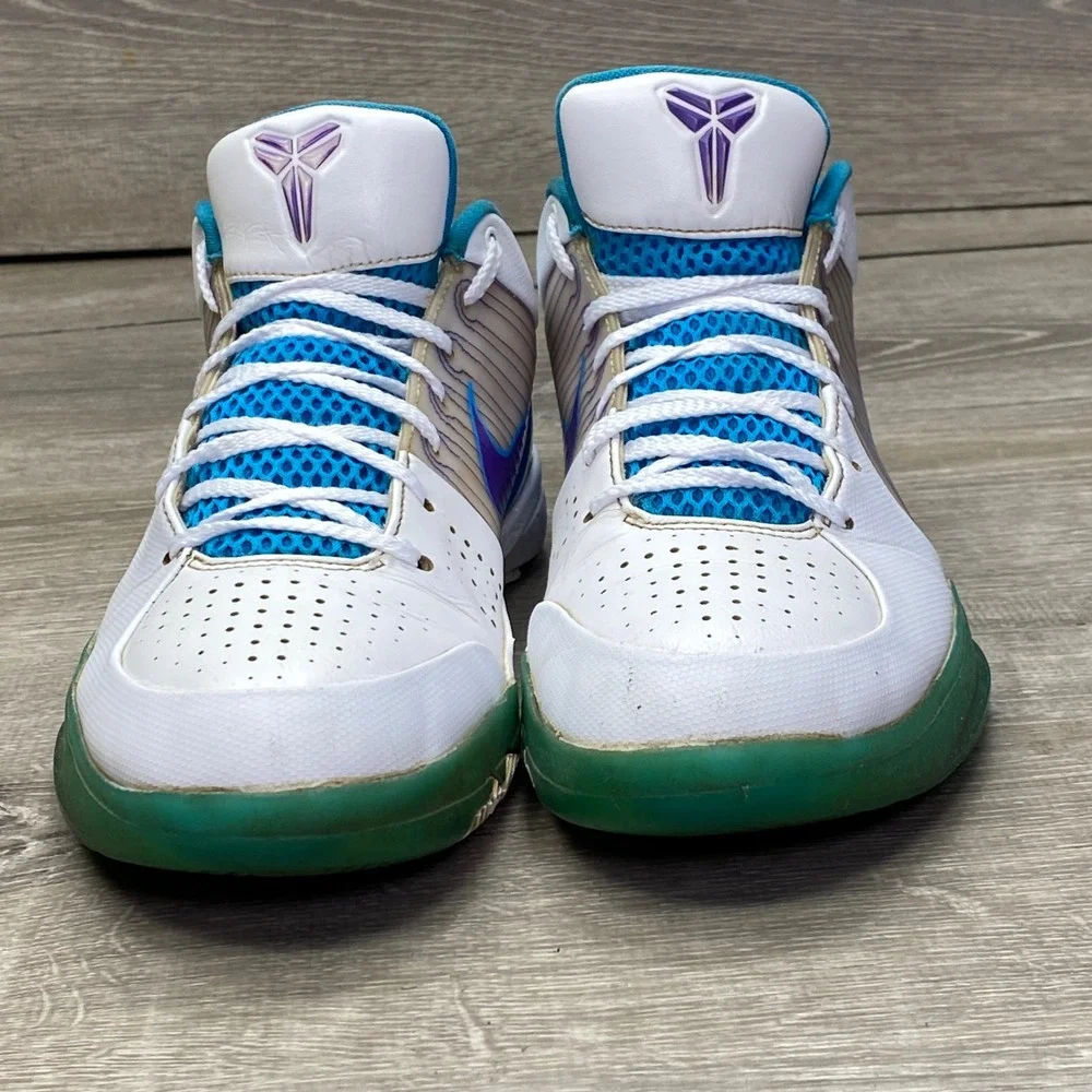 Nike Kobe 4‎ Protro Draft Day Mens 9.5 White Blue Purple AV6339-100 Sneaker